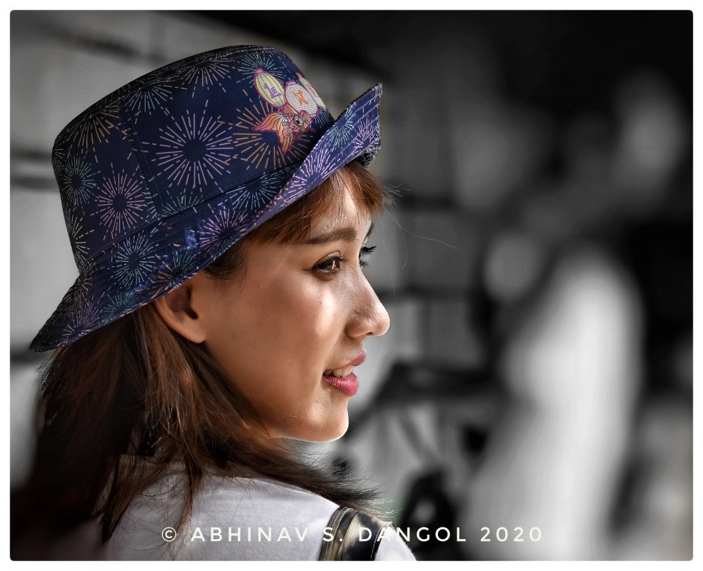 Portrait of an elderly woman